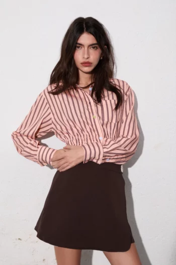 Blusa Pink Scrunchy Puffed - Nurrk