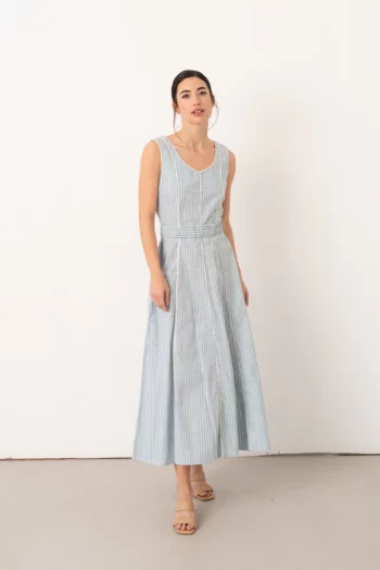 Vestido Véndome Azul - VanóStudio