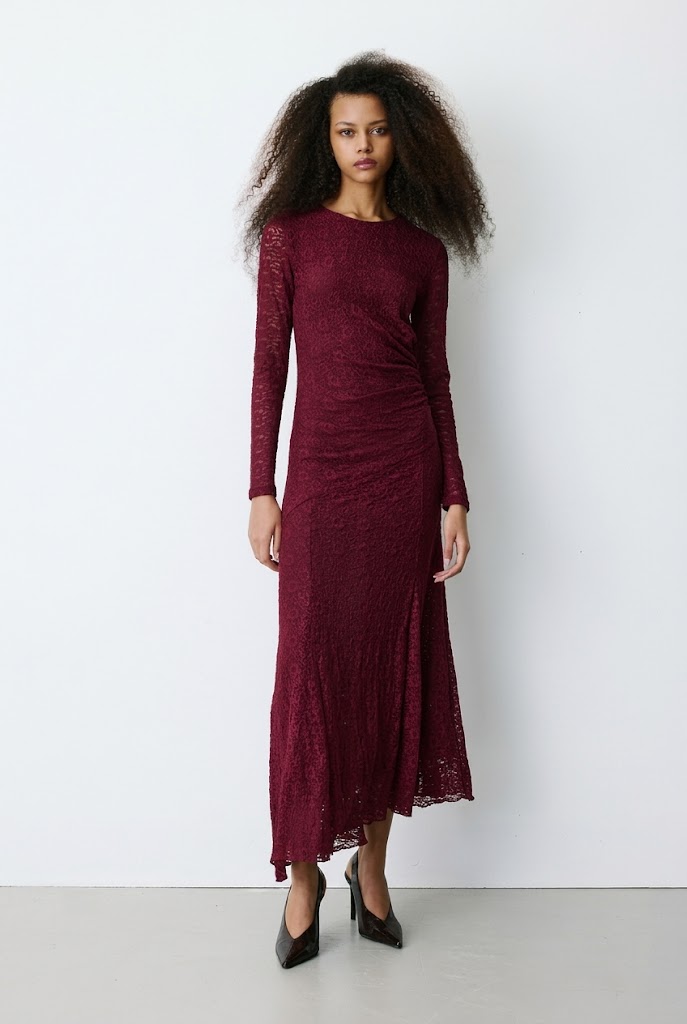 Vestido asimétrico Bianca Cherry – Grace & Mila – Beelionstore